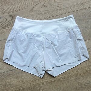 Nobull project athletic white shorts. Size small.